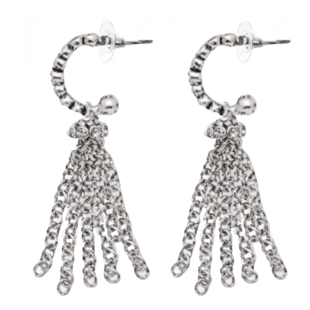 PREMIER DESIGNS • Girl’s Best Friend Four Way Style Earrings Huggie Hoops - Picture 4 of 9